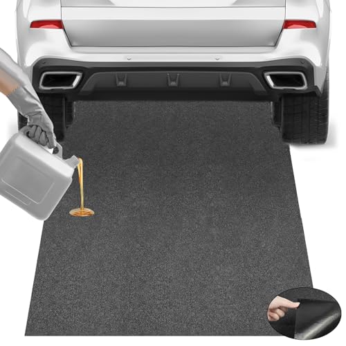 Alfombrilla para Suelo de Garaje,Alfombrillas Antideslizante91x183cm,Alfombrilla Protectora,Tapete para derrames de Aceite,para Proteger La Superficie del Piso del Garaje Estacionamiento