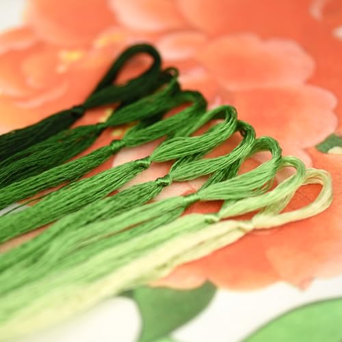 Image of Mulberry Silk Floss Embroidery Thread Floss-Cross Stitch Threads China Silk Woven Jewelry Threads DIY Sewing Kits (109)
