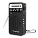 DreamSky Pocket Radios, Battery Operated AM FM Radio with Loud Speaker, Great Reception, Earphone Jack, Best Gifts for Elderly, Portable Transistor Radio for Walking, Camping