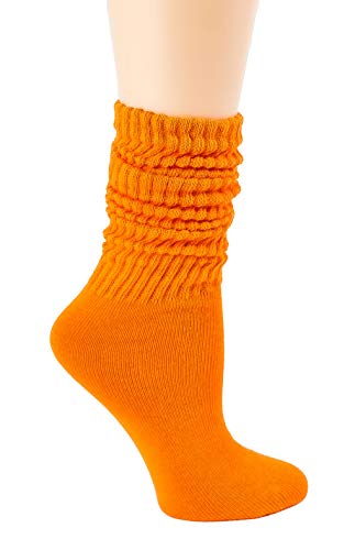 Slouch Socks Lightweight Size 9-11 (Orange, 1)