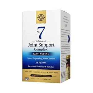Solgar No. 7 – Joint Support and Comfort – 90 Vegetarian Capsules – Increased Mobility & Flexibility – Gluten-Free, Dairy-Free, Non-GMO – 90 Servings