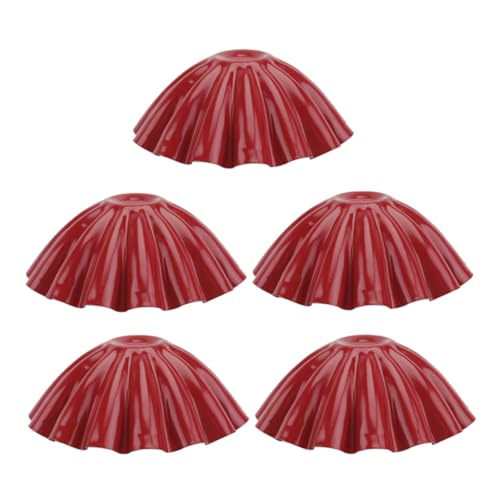 ULTECHNOVO 5 piezas Molde para Tartas y Postres de Acero Inoxidable Resistente Altas Temperaturas Antiadherente sin Deformación para Hornear Bizcochos y Tartaletas Creativas
