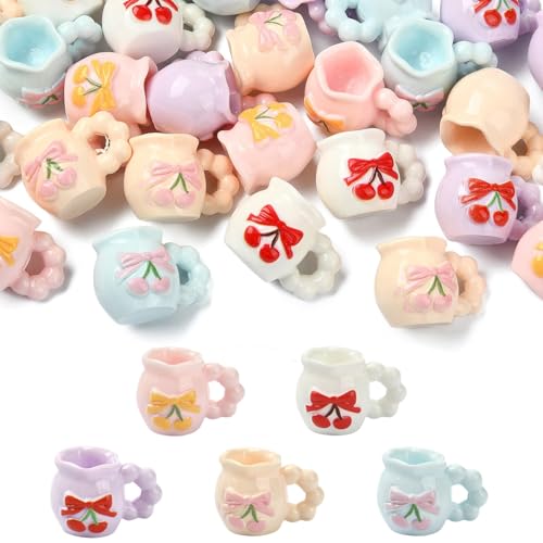 Figurines miniatures de cerises pour décorer une maison de poupée ou un terrarium DIY