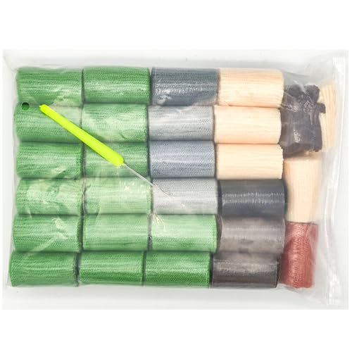 Image of Howie's Latch Hook Kit, DIY Cats Rug Crochet Yarn Kits for Adults, Color Preprinted Pattern Embroidery Decoration (Cats-Welcome, 19.69 x 14.96 inch)