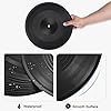 PATIKIL Blank Vinyl Records, 12 Inch 2 Pack CD Fake Vinyl Records for Wall Aesthetic Decor, Decorative Records for Roll Music Room Rock Party DIY Decoration, Black #2