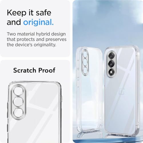 Image of Jkobi Back Cover for Oneplus Nord 5 (Silicone Clear Shockproof Case with Camera Protection | Soft and Flexible | Transparent)