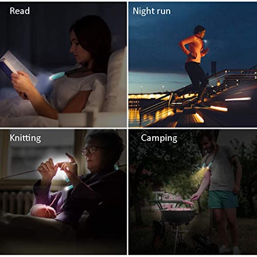 Rechargeable Led Book Light, Hands Free Neck Light, Best For Bed Reading Or Read In Car, Flexible Arm, 4 Super Bright Led Bulbs, Perfect For Reading, Camping, Knitting And Other Night Work #TOP6