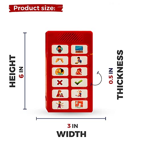 Too-Special-Supplies-AAC-Communication-Device-Communication-Device-for-Non-Verbal-Children-Adults-and-More-12-Button-Design-Record-Your-own-Voice-and-Sounds