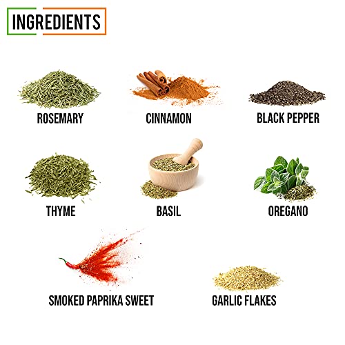 Image of Chef Urbano Italian Spice Blend 100g | All Natural & Healthy Italian Spice Blend for Pizza, Pasta, Salads and Bread Seasoning | Premium Herbs and Spices | Vegan