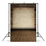 5x7ft Wooden Wall Backdrop Vintage Wood Floor Panel Retro Style Photography Background Birthday Baby Shower Wedding Party Portraits Decoration Supplies Photo Booth Props