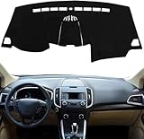GuGuoZZ Auto Armaturenbrett-Abdeckung für Ford Edge 2015 2016 2017 2018 2019 2020 Anti-UV Armaturenbrett-Abdeckung Pad Teppich Armaturenbrett Abdeckung Pad
