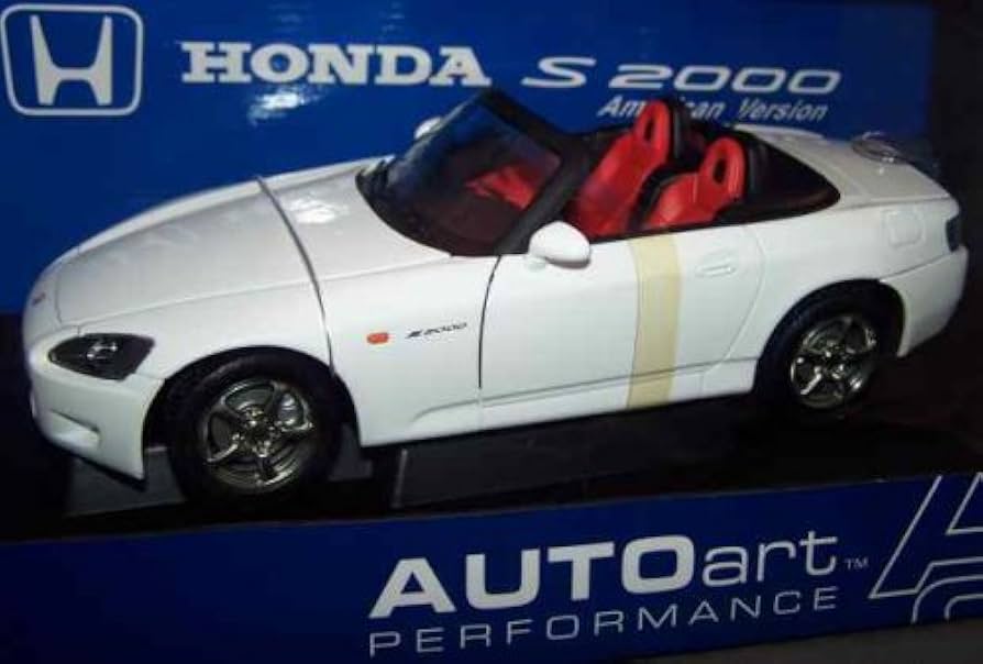 黄色 1/18 オートアート ホンダ S2000 ホワイト autoart AUTOart 1/18 HONDA S2000 RARE EDM EUROPEAN VERSION AP1 LH