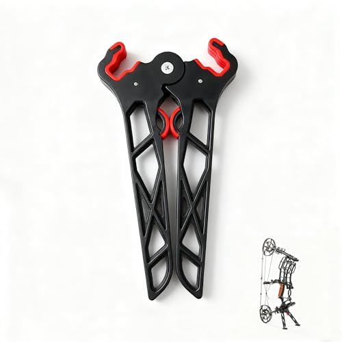 KAIOULU Folding Archery Bow Stand for Limbs Width 1.2 up to 2.8 Compound Bow Holder