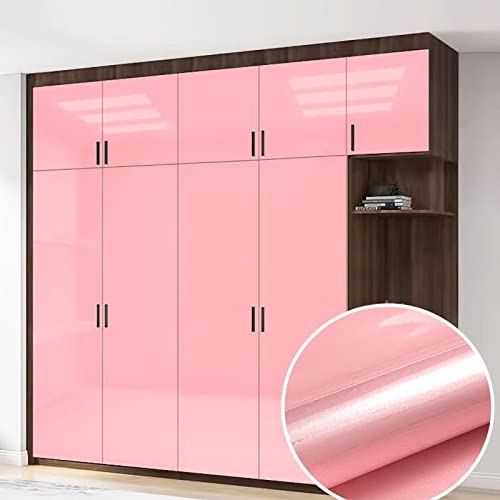 Wudnaye Pink Wallpaper Peel And Stick Wallpaper Pink Contact Paper For Cabinets 11.8 Inch X 196.8 Inch Glitter Pink Countertop Covers For Kitchen Wall Paper Peel And Stick Contact Paper Vinyl Decor #TOP4