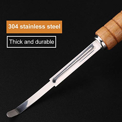 Bread Lame Premium Long Handle Bread Scoring Tool, Hand Crafted Dough Scoring Tool For Scoring Sourdough Bread With 5 Pcs Blades And Protective Cover #TOP2