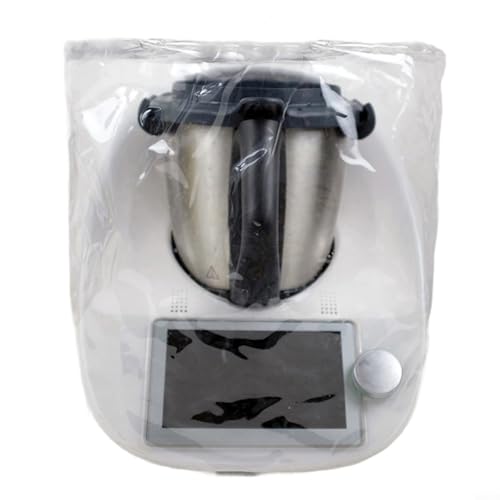 Sileduove Funda protectora transparente de TPU para Thermomix TM7 para TM6 para TM5: funda protectora resistente al aceite y al humo con visión clara, ajuste flexible para el cuidado de