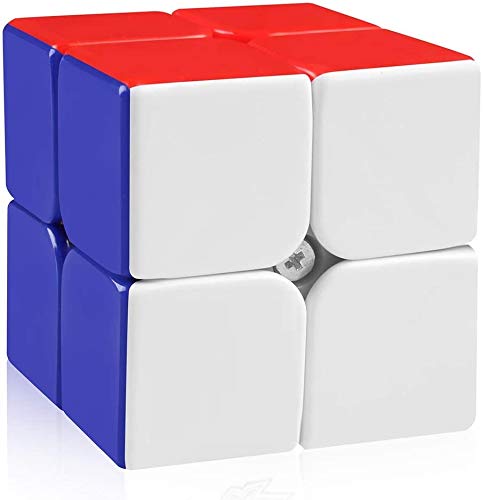 Moyu 2x2 Speed Cube Stickerless 2 by 2 Magic Cube Puzzles Toys 50mm