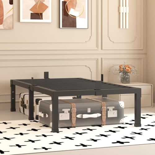 Yitong Angel Twin Size Bed Frames, 14 Inch High 3500 lbs Heavy Duty Metal Platform, Mattress Foundation with Steel Slat Support/No Box Spring Needed/Noise Free/Non-Slip/Easy Assembly by Yitong Angel - Used condition - Image 7
