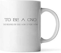 Gift Design the for Good Work Is More Work - Cno Coffee Mug with Sayings for Coworkers, Funny Office Present Ceramic White, 11 Oz 27192