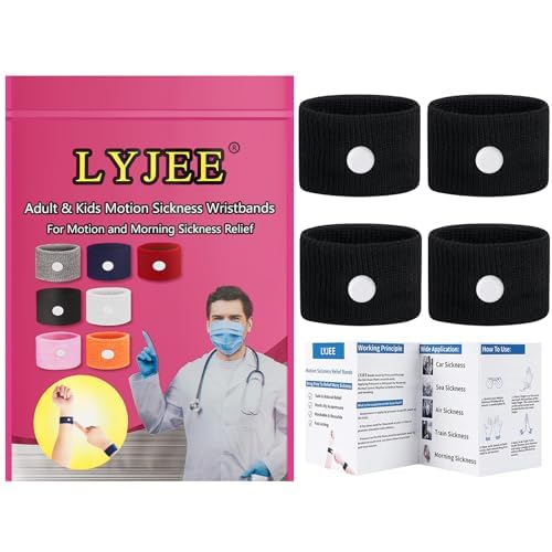 Image of Motion Sickness Bracelets Anti Nausea Wristbands for Adult and Kids