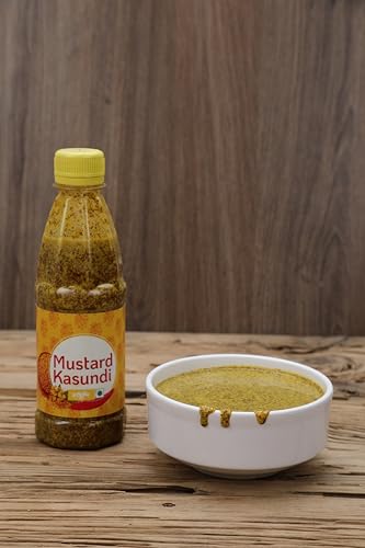 Image of KVD Collection Bengali Mustard Kasundi Sauce 900g| Handmade & No Preservatives | 100% Vegetarian (300g X 3) Pack of 3