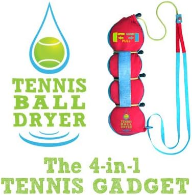 Aspect Sports Tennis Ball Dryer - 4-in-1 Tennis Accessory - Voted 'Best Tennis Gadget' - Includes 4 Great Features in 1. The perfect Tennis Gift.