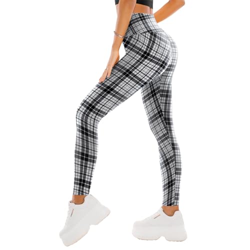 Image of SINOPHANT High Waisted Leggings for Women - Full Length Capri Buttery Soft Yoga Pants for Workout Athletic