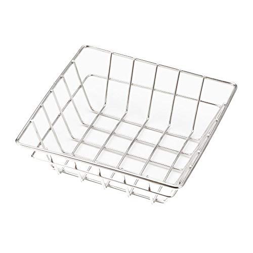 American Metalcraft SQGS6 Square Wire Grid Basket, Stainless Steel, 6-Inches