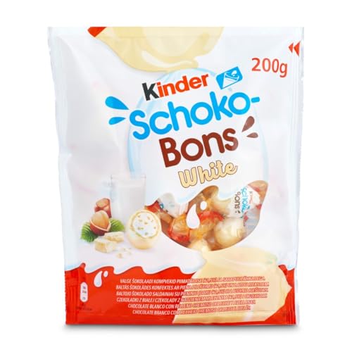SNACK KINDER SCHOKO BONS WHITE 200G