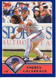 2003 Topps Montreal Expos Complete Team Set (17 Cards)