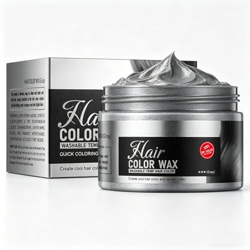 Cera para coloración temporal de cabello 1 unidad gris miniatura 2