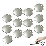 TorSor 12 Pack Hair Cutting Scissors Tightening Drive Key Spanner Universal Handle Tension Adjuster Tool for Kenchii Wolff Kamisori Kasho Washi Barber Hairdressing Shears Grooming Haircut Cutter