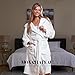 Mon Chateau Fireside Flannel Robe, Soft Loungewear Bathrobe for Men and Women, Cozy Comfort for Relaxation and Everyday Fashion, Winter Highland Plaid