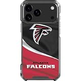 Skinit Clear Phone Case Compatible with iPhone 17 Pro Max - Officially Licensed NFL Atlanta Falcons Design