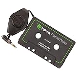 Retractable Premier Cassette Adapter with Hands-Free Microphone