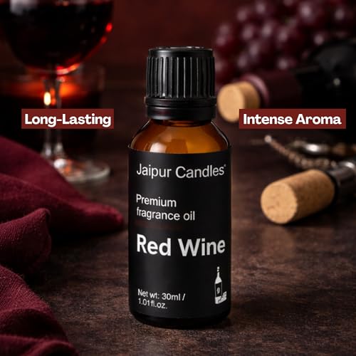 Image of Fragrance Oil | 30 ml | Aroma Oil for Home Fragrance | Best for Aromatherapy | Use in Diffusers, Candles, Air Fresheners (30ML, Red Wine)