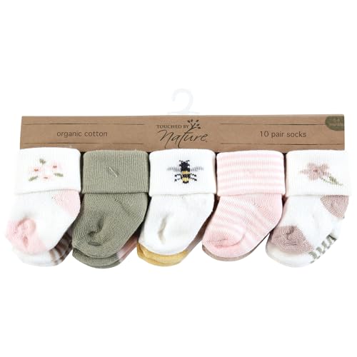 Image of Touched by Nature Baby Organic 6 Pack Cotton Socks
