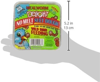 Miniatura 3 de C&S Mealworm Delight, masa de sebo sin derretimiento, 11.75 onzas (paquete de 12)
