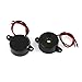 Aexit 2 Pcs Security & Surveillance DC24V Miniature Continuous Sound Electronic Alarm Horns & Sirens Buzzer Black