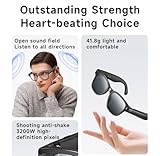 AI Smart Glasses with 8MP Camera Powered by ChatGPT AI , Bluetooth Sunglasses for Men, Real-Time Translation, Voice Assistant, Open-Ear Music & Calls, Dual Mic Noise Reduction, UV Protection Lenses - Image 5