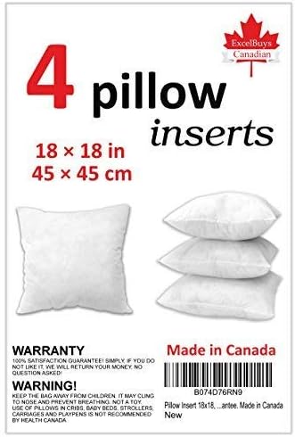 decorative pillow insert sizes