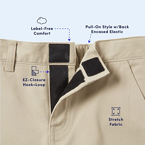 French Toast Boys Adaptive Relaxed Fit Twill Pants with Hook and Loop Closure and Pull-Apart Leg Openings4