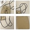 Nylon Mini Umhängetasche Damen, Kleine Handy Tasche Schultertasche mit Kordelzug, Leichte Crossbody Bag für Reise, Alltag, Hellblau #5