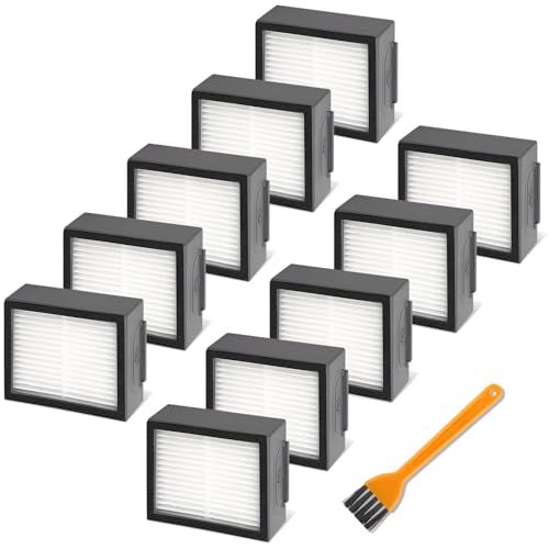 Image of Replacement Filters for iRobot Roomba E&I&J Series - Fit e5 e6 e7 i1 i1+ i2 i3 i3+ i4 i4+ i6 i6+i7 i7+ i8 i8+ j6+ j7 j7+,Combo i5 i5+j5 j5+ Vacuum - 10 HEPA Filter