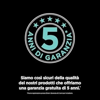 Shark PowerDetect Clean & Empty aspirapolvere senza fili, PowerFins, Reverse Clean, stazione 2L, Anti-Hair Wrap Plus, 70 min, leggera, per peli animali e superfici varie, Grigio IP3225EUT