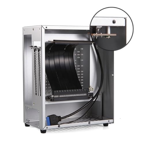 Chasis de aluminio para placas base Mini ITX, compatible con tarjeta gráfica RTX2070, con cable PCIe 3.0 miniatura 6