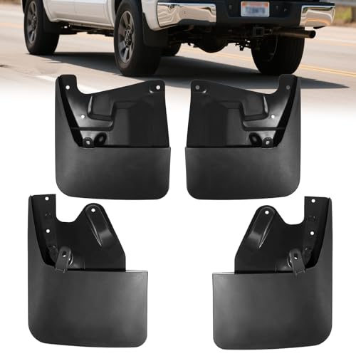 Image of Mud Flaps for Toyota Tundra 2022-2025 (Excl. SR Models), No-Drill Splash Guards, Front & Rear Set (4-PC) w /Hardware