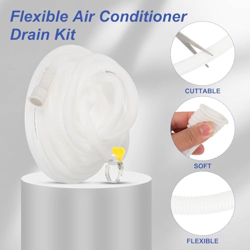 Tuyau de drainage pour climatiseur mini-split kit evacuation universel 10m - 4