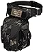 BlesMaller Sac de Jambe Tactique Homme Sac de Cuisse Molle Sac de Multifontion pour Randonnée Camping Moto Cyclisme Pêche Chasse,Camouflage Noir