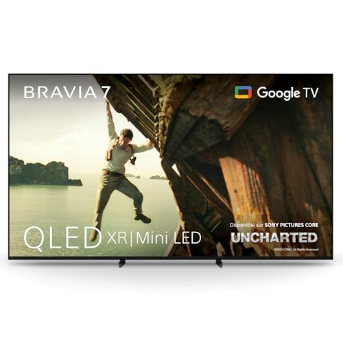 Sony BRAVIA 7 QLED (XR l Mini LED) 85 Pouces 4K HDR Google Smart TV, HDMI Inclus| Fonctions Gaming PlayStation 5, IMAX Enhanced, Dolby Vision Atmos, Chromecast, AirPlay,...